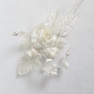 Bunch of Flowers 4541- White AB