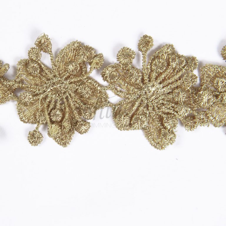 Lace Trims 3D Flowers Bloomers