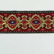 Indian Trim Red, Gold, Black, Blue Design - INDT18-14