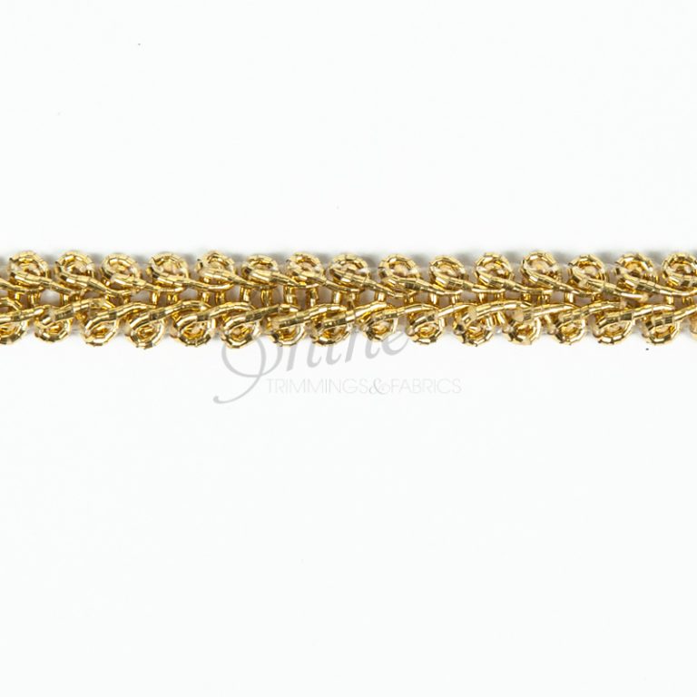 Metallic Trim 214 Gold Shine Trimmings & Fabrics