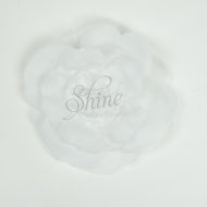 Extra Large Rose with Pin White
