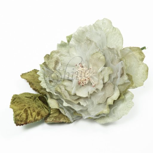 Cabbage Rose Sage Green