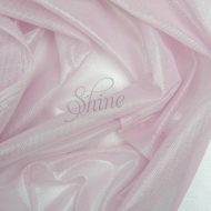 Liquescent Foil Stretch Mesh - Confetto Rose