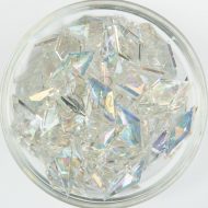 Plastic Crystal AB Sew On Stones – UNFOILED