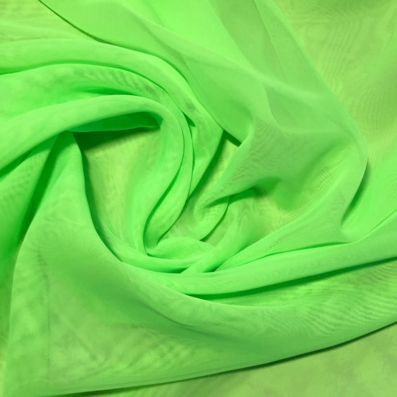 Chiffon Neon Green | Shine Trimmings & Fabrics