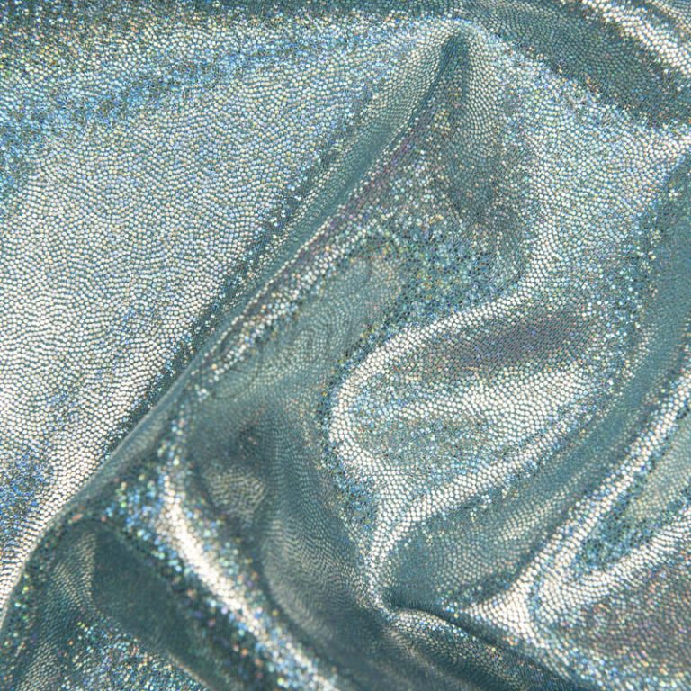 Shimmer Hologram Stretch Spandex Pale Blue – Shine Trimmings & Fabrics