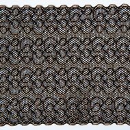 Stretch Lace Trimming 166 - Black/Gold