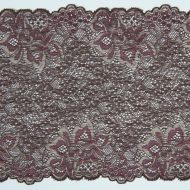 Stretch Lace Trimming 9273 - Brown/Cream