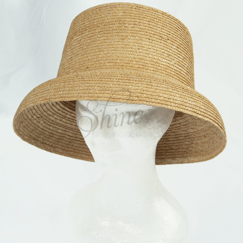 Medium Straw Hat #3 | Shine Trimmings & Fabrics