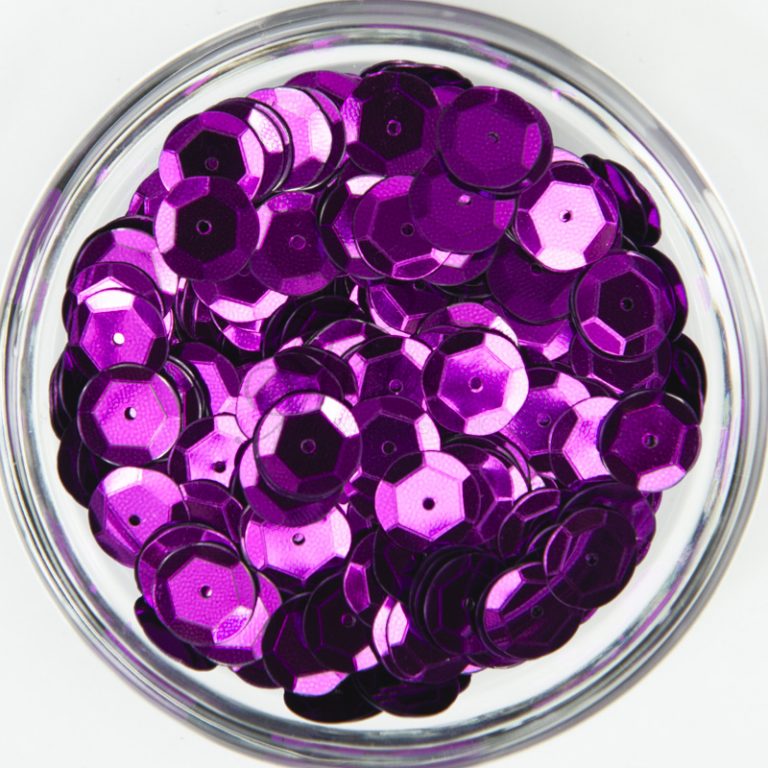 Cup Sequin Orchid Shine Trimmings & Fabrics