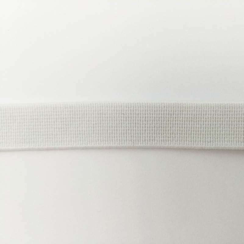 Non-Roll Woven Elastic – White | Shine Trimmings & Fabrics