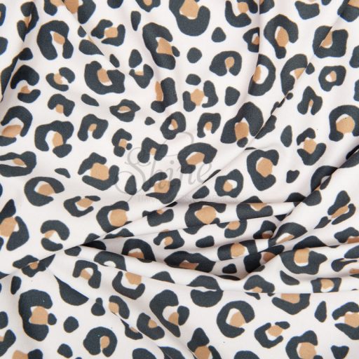 Peach Leopard Stretch Spandex