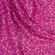 Fuchsia Leopard Print Stretch Spandex