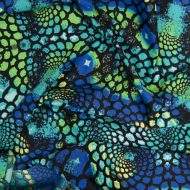 Peacock Mosaic Stretch Spandex