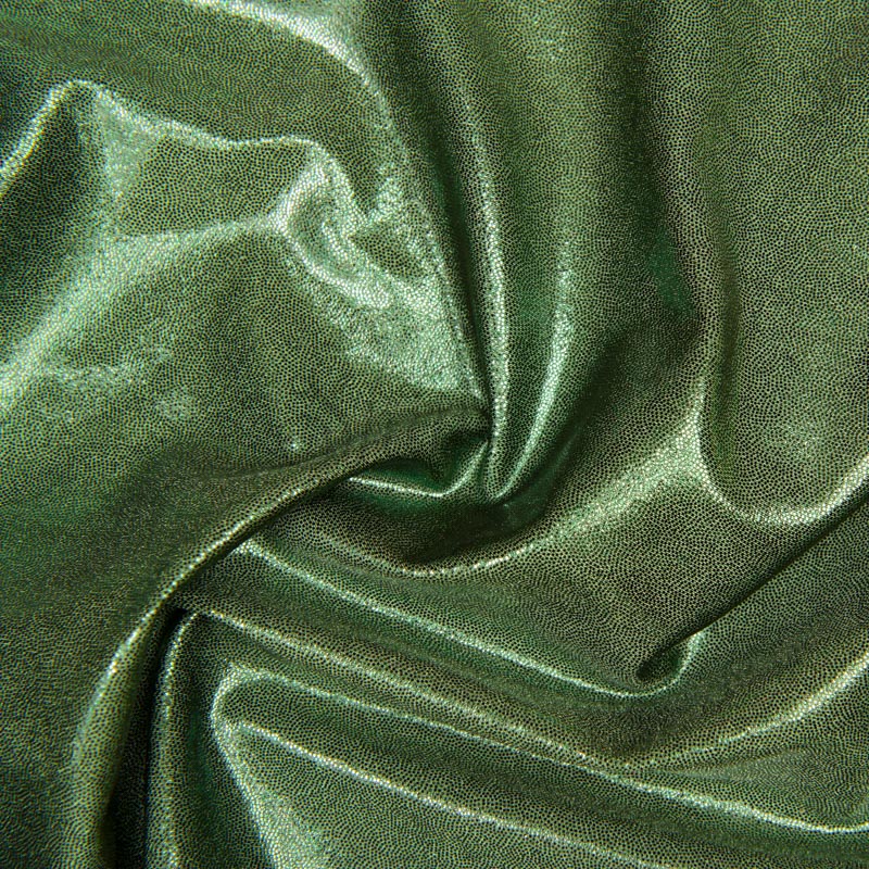Shimmer Stretch Spandex Forest Green