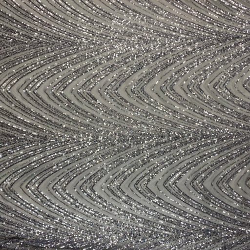 Glamour Sequin Stretch Mesh - Silver/Grey - Image 3