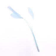 Stripped Feathers Baby Blue