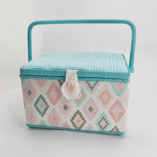Sewing Box Aqua/Multi