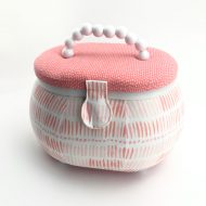 Sewing Box Pink/Orange