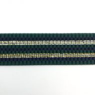 Belting Elastic Green Stripe