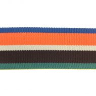 Belting Elastic Yellow Multi Stripe
