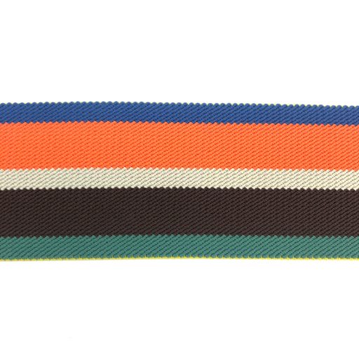 Belting Elastic Yellow Multi Stripe