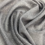 Glitter Knit Chiffon – Blu Notte