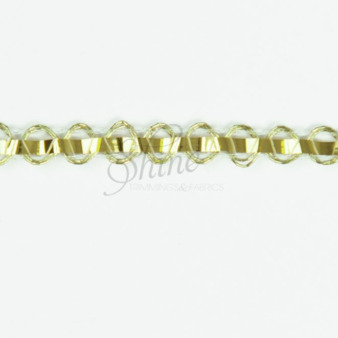 Metallic Trim 195 Gold Shine Trimmings & Fabrics