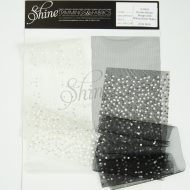 Snow Globe Double Broder Soft Tulle Sample Cards