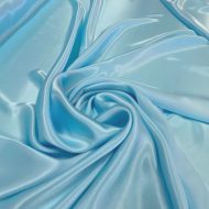 Polyester Satin - Aqua Blue