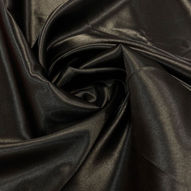 Polyester Satin – Black – Shine Trimmings & Fabrics