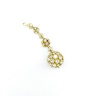 Gold Diamante Ball Beaded Tassel