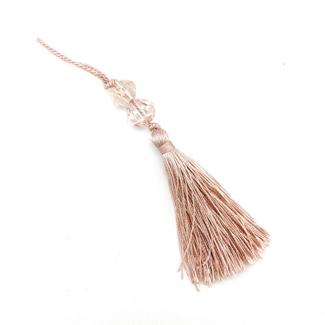 Beaded Tassel with Double Bead Shine Trimmings & Fabrics