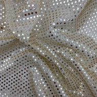 Pressed Sequin Fabric 3mm Antique Gold