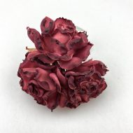 Bunch of Three Roses Burgandy