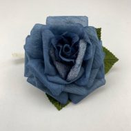 Single Rose Dusty Blue
