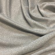 One Way Stretch Knit Fabric Silver