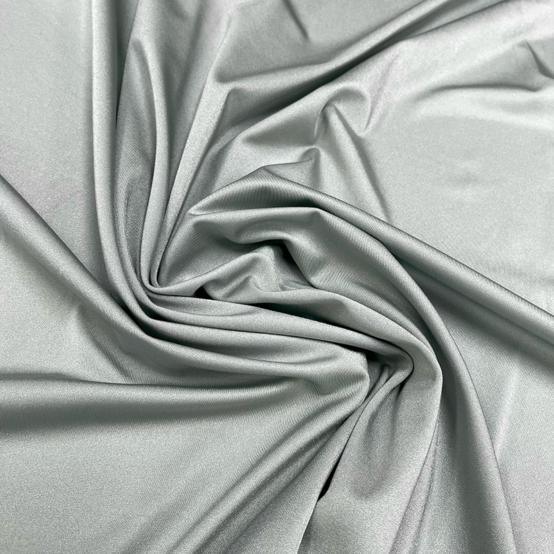 Limited Edition 4 way stretch Shiny Nylon Spandex - Silver