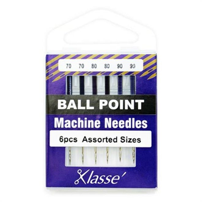 Sewing Machine Needles Ball Point Shine Trimmings & Fabrics