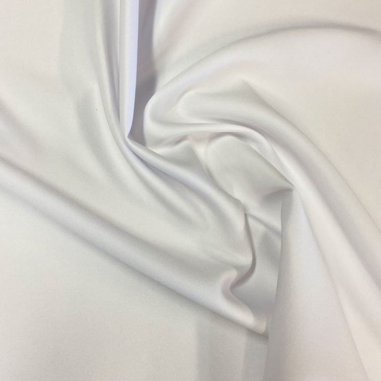 Stretch Heavy Duty Compression Fabric White Shine Trimmings & Fabrics