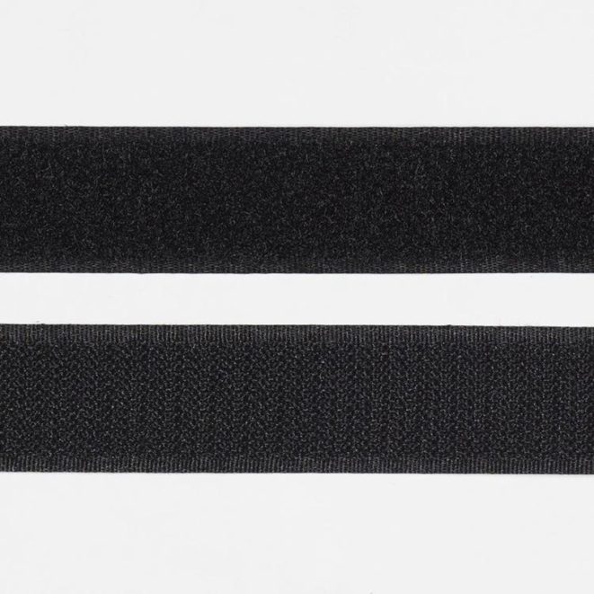 Hook & Loop Fastener Black | Shine Trimmings & Fabrics