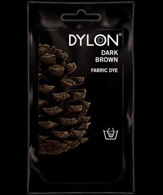 Dylon Fabric Dye Dark Brown Shine Trimmings & Fabrics