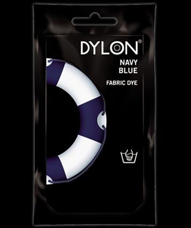 Dylon Fabric Dye Navy Blue Shine Trimmings & Fabrics