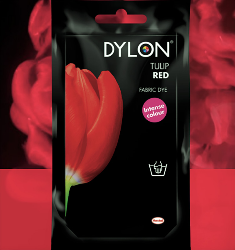 Dylon Fabric Dye, Tulip Red- 350g – Lincraft