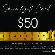Shine giftcard $50