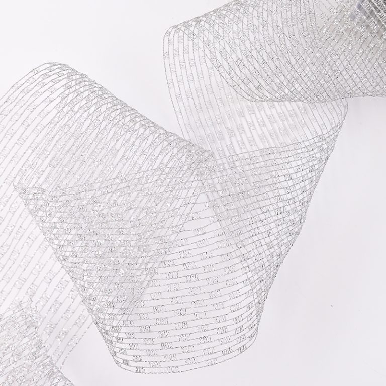Metallic Net Metallic Netting Silver Ribbon – Shine Trimmings & Fabrics