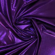 Shimmer Stretch Spandex Eggplant