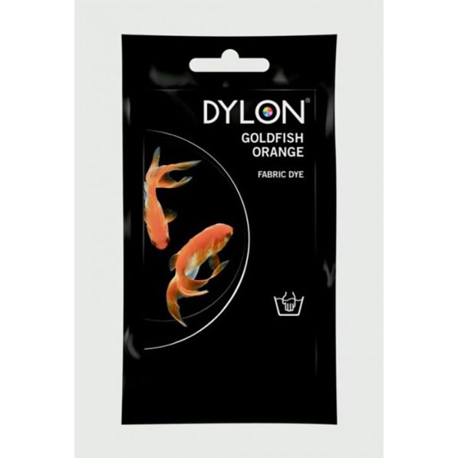 Dylon Fabric Dye Goldfish Orange Shine Trimmings & Fabrics