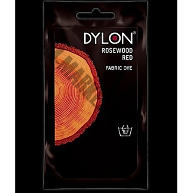 Dylon Fabric Dye Rosewood Red Shine Trimmings & Fabrics