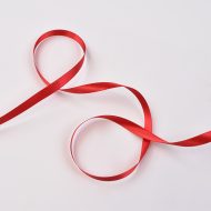 Satin Ribbon Candy Red